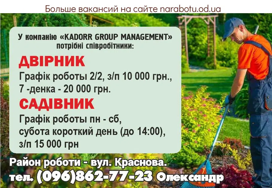 Вакансии в Одессе 